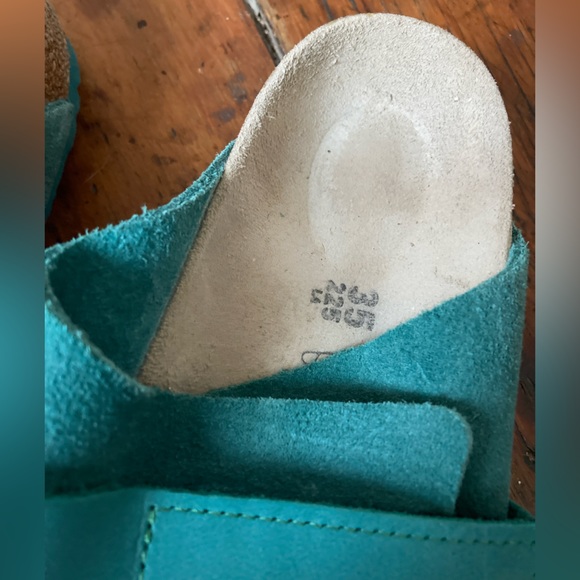 Birkenstock Koyoto Blue Nubuck/Suede Leather sandal Sz 35 (5) US - Picture 5 of 6